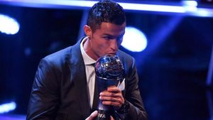 Cristiano Ronaldo salió vencedor de los dos últimos y únicos premios The Best Cristiano Ronaldo salió vencedor de los dos últimos y únicos premios The Best