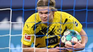 Haaland, uno de los jugadores de moda en Europa Haaland, uno de los jugadores de moda en Europa
