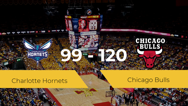 Chicago Bulls vence a Charlotte Hornets (99-120) Chicago Bulls vence a Charlotte Hornets (99-120)