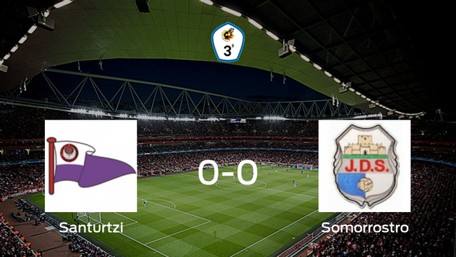 El Santurtzi y el Somorrostro empatan sin goles en el San Jorge (0-0) El Santurtzi y el Somorrostro empatan sin goles en el San Jorge (0-0)