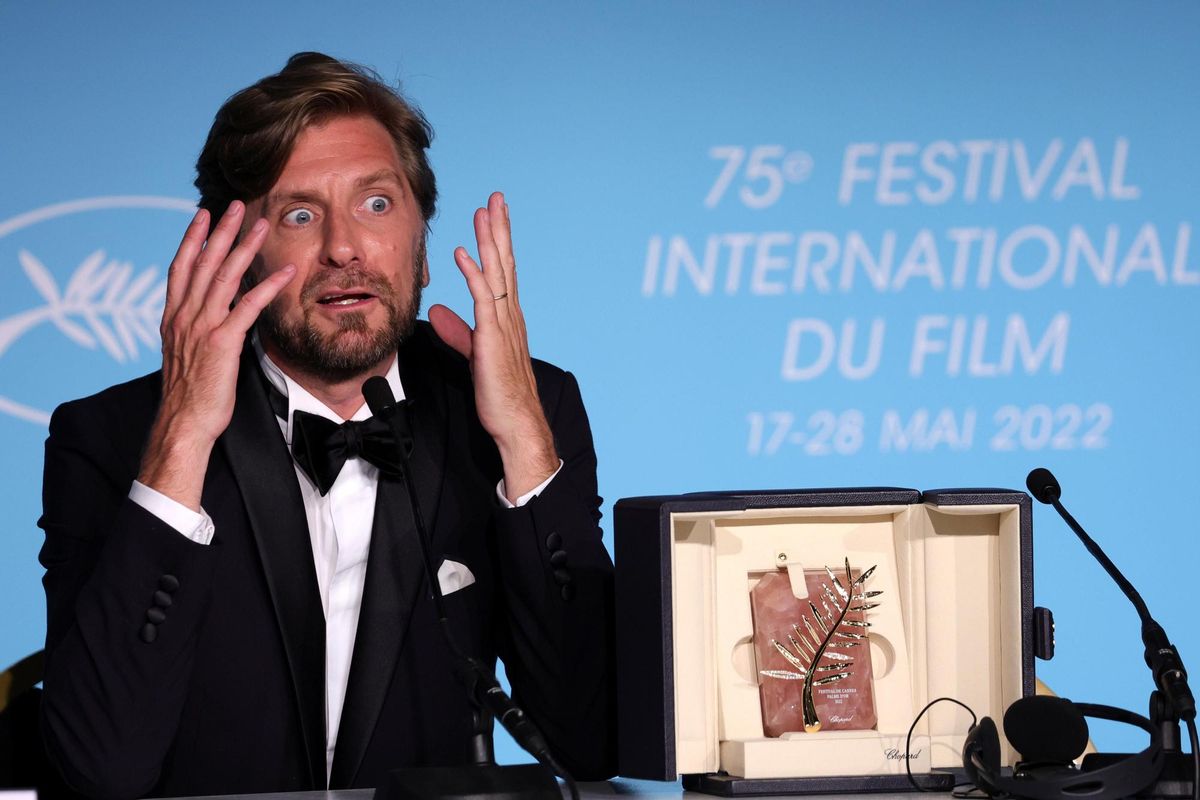 Ruben Ostlund, en Cannes. Ruben Ostlund, en Cannes.