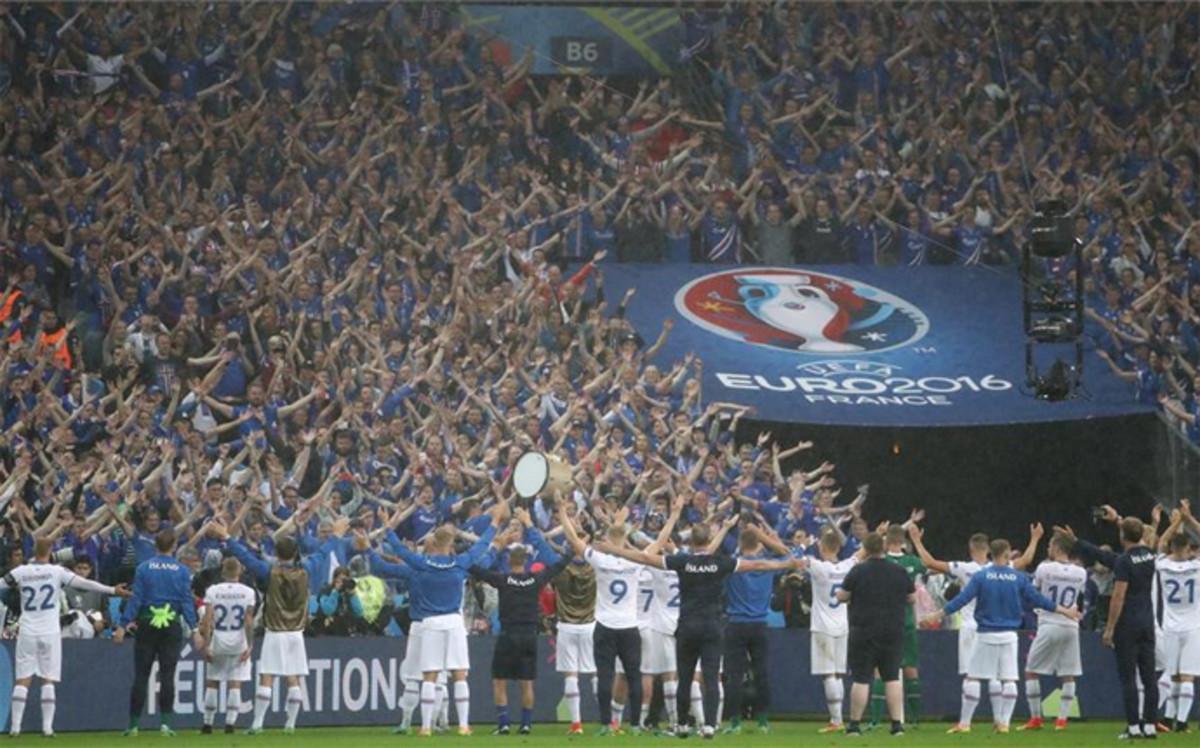Los jugadores y la afición de Islandia han dejado huella en la Eurocopa