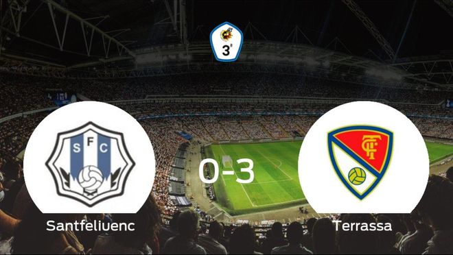 Goleada del Terrassa ante el Santfeliuenc (0-3) Goleada del Terrassa ante el Santfeliuenc (0-3)