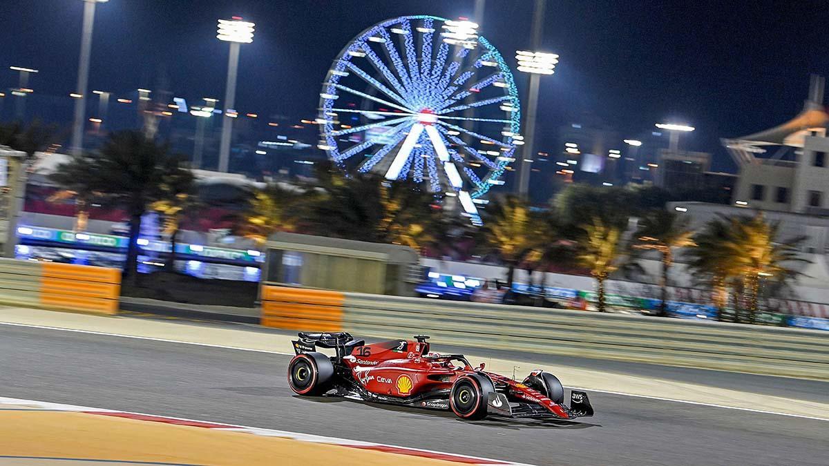 Leclerc, durante el GP de Bahréin