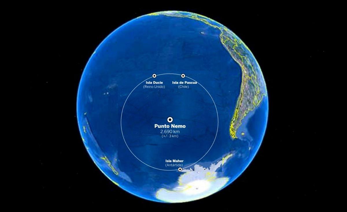 Punto Nemo: el lugar más remoto del océano sin tierra a la vista