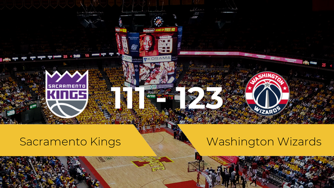 Washington Wizards derrota a Sacramento Kings (111-123) Washington Wizards derrota a Sacramento Kings (111-123)