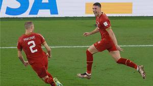Serbia - Suiza | El gol de Vlahovic