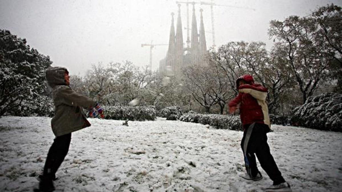 Cuando volverá a nevar en Barcelona