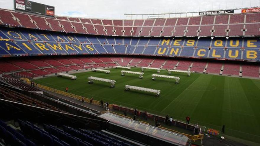 El Camp Nou tendrá un césped híbrido