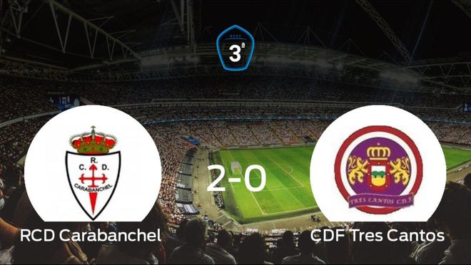 El RCarabanchel se lleva la victoria en casa frente al Tres Cantos (2-0) El RCarabanchel se lleva la victoria en casa frente al Tres Cantos (2-0)
