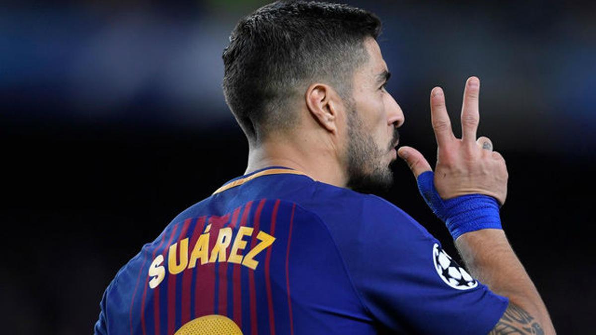 LACHAMPIONS | FC Barcelona - Roma (4-1): El gol de Luis Suárez