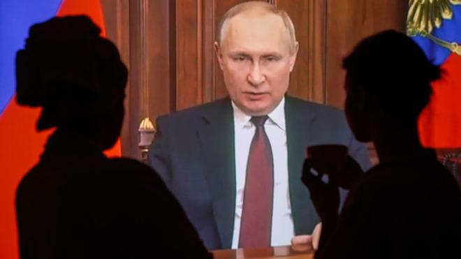Este es el discurso de Putin del anuncio de la operación militar de Rusia en Ucrania