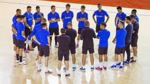 El Barça ya prepara la visita del Palma Futsal el domingo en el Palau El Barça ya prepara la visita del Palma Futsal el domingo en el Palau