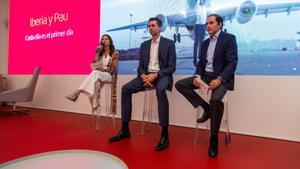 Pau Gasol, durante un acto en Madrid con la aerolínea Iberia