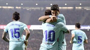 Luis Suárez recompensó en el 81 el buen trabajo del Barça en el Wanda Luis Suárez recompensó en el 81 el buen trabajo del Barça en el Wanda