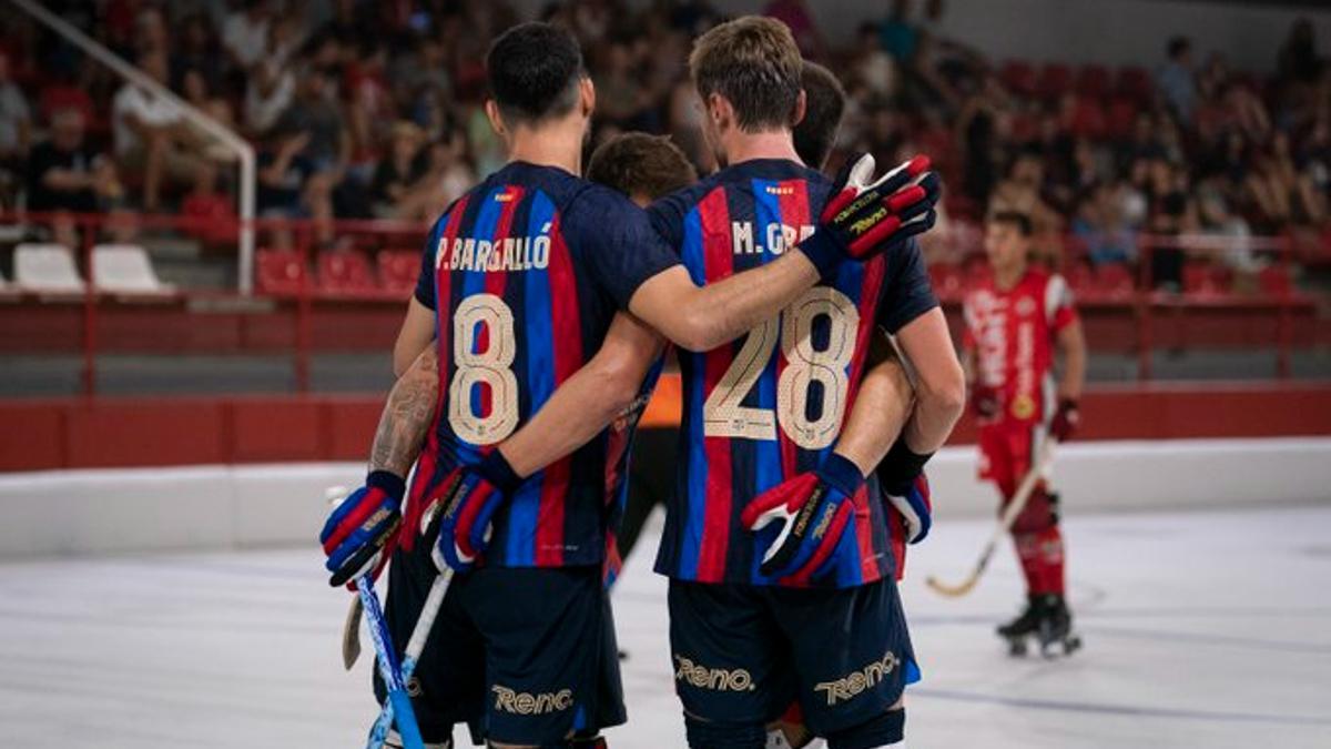 Nueva victoria para el conjunto azulgrana en la OK Liga Nueva victoria para el conjunto azulgrana en la OK Liga