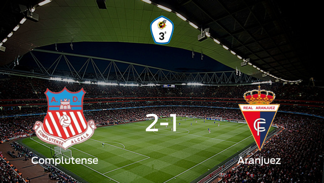 El Complutense Alcalá vence 2-1 en su estadio frente al Real Aranjuez CF El Complutense Alcalá vence 2-1 en su estadio frente al Real Aranjuez CF