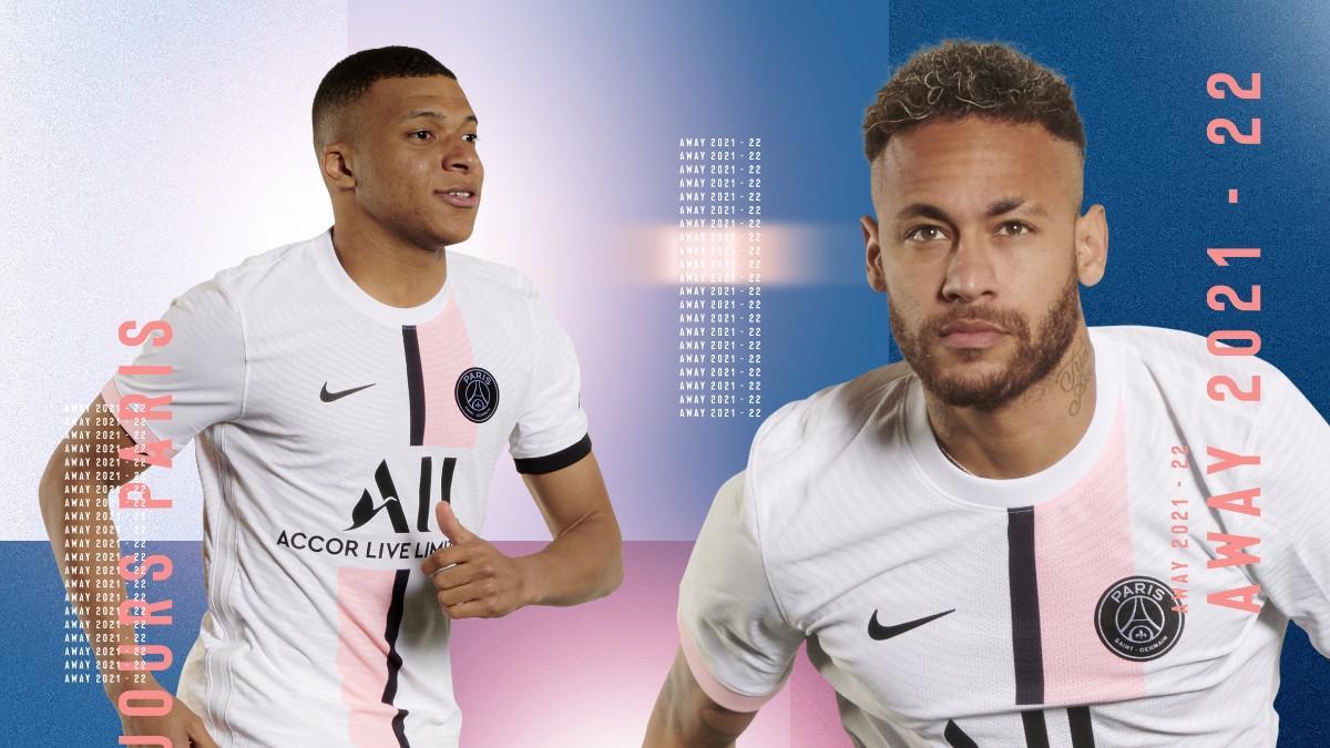 Faceta catalogar mando Neymar y Mbappé presentan juntos la nueva camiseta del PSG