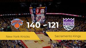New York Knicks se impone por 140-121 frente a Sacramento Kings New York Knicks se impone por 140-121 frente a Sacramento Kings
