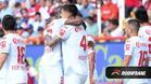 Los jugadores del Toluca celebran su victoria