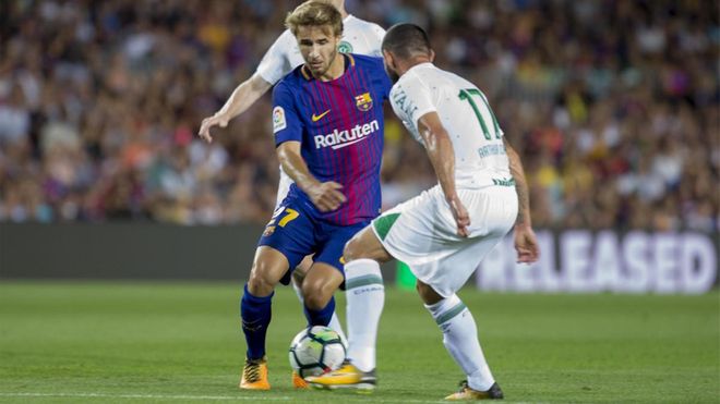 Sergi Samper, centrocampista del FC Barcelona, cedido a la UD Las Palmas Sergi Samper, centrocampista del FC Barcelona, cedido a la UD Las Palmas