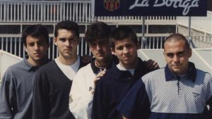 Quique Álvarez, Velamazán, Roger, Celades y De la Peña, en una imaen de archivo Quique Álvarez, Velamazán, Roger, Celades y De la Peña, en una imaen de archivo