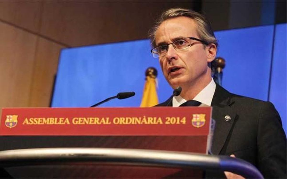 Faus, en la última asamblea ordinaria Faus, en la última asamblea ordinaria