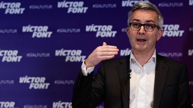 Víctor Font, candidato a las elecciones del Barça Víctor Font, candidato a las elecciones del Barça