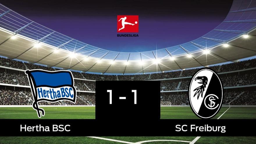 Hertha BSC 1 - 1 SC Freiburg: Empate Entre Hertha BSC Y SC Freiburg