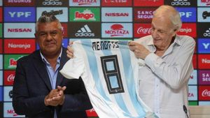 Menotti en su presentación como Director de Selecciones de la AFA Menotti en su presentación como Director de Selecciones de la AFA