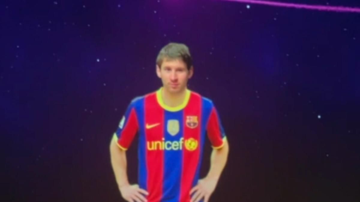 افتتاح متحف برشلونة المؤقت الجديد بحضور ظلي لليو ميسي
