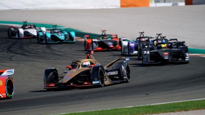 Los test de la Fórmula E, en el Circuit de Cheste Los test de la Fórmula E, en el Circuit de Cheste