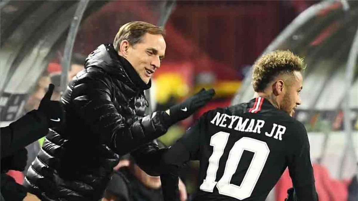 Tuchel elogió a Neymar Tuchel elogió a Neymar
