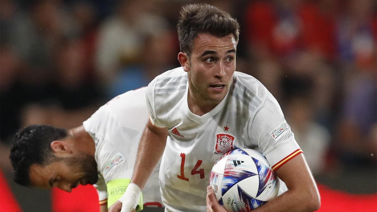 Eric Garcia, en el partido de España ante la República Checa Eric Garcia, en el partido de España ante la República Checa