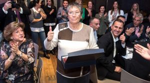 Núria Llansà, en uno de sus últimas apariciones con la ABJ Núria Llansà, en uno de sus últimas apariciones con la ABJ