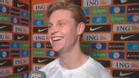 La viral reacción de De Jong cuando le preguntan si fichará por el Manchester United