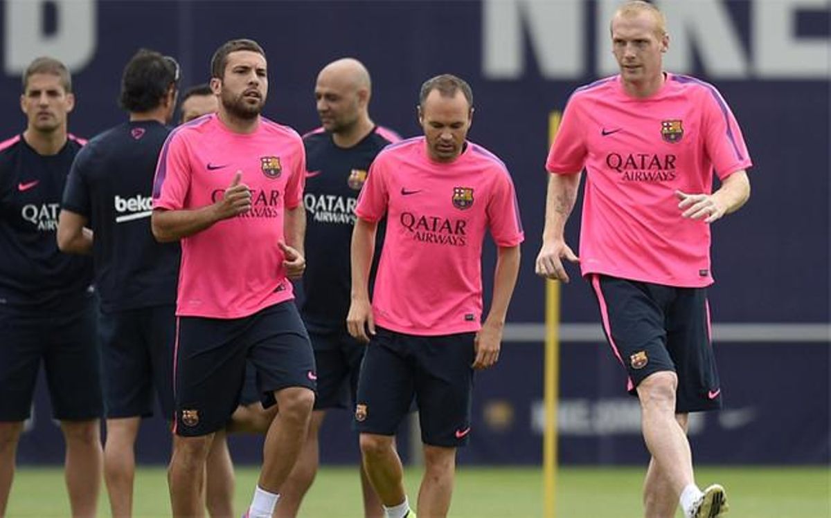 Iniesta y Mathieu están tocados Iniesta y Mathieu están tocados
