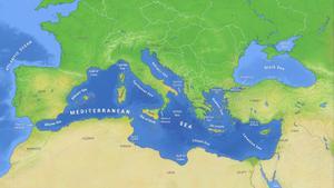 El Mar Mediterráneo en la actualidad.