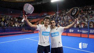 Ale Galán y Pablo Lima celebran su primer título juntos Ale Galán y Pablo Lima celebran su primer título juntos