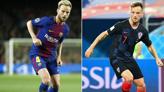 Ivan Rakitic, imprescindible en el Barça y en Croacia, es el futbolista con más partidos en la temporada 2017/18 Ivan Rakitic, imprescindible en el Barça y en Croacia, es el futbolista con más partidos en la temporada 2017/18