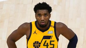 Donovan Mitchell, estrella de los Utah Jazz Donovan Mitchell, estrella de los Utah Jazz