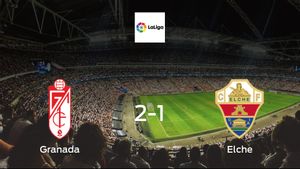 Granada work hard to secure a 1 goal win against Elche Granada work hard to secure a 1 goal win against Elche