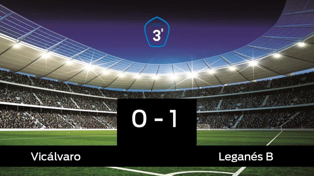 El Leganés B vence por 0-1 al Vicálvaro