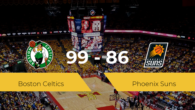 Boston Celtics se queda con la victoria frente a Phoenix Suns por 99-86 Boston Celtics se queda con la victoria frente a Phoenix Suns por 99-86
