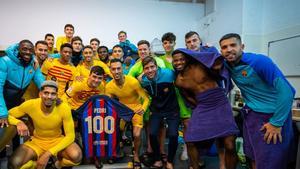 ¡Los 100 partidos de Pedri con el Barça! No te pierdas el detrás de las cámaras de la celebración azulgrana