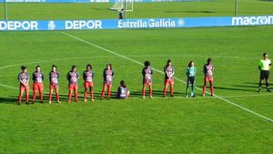 Así siguió la futbolista el minuto de silencio por Diego Armando Maradona Así siguió la futbolista el minuto de silencio por Diego Armando Maradona