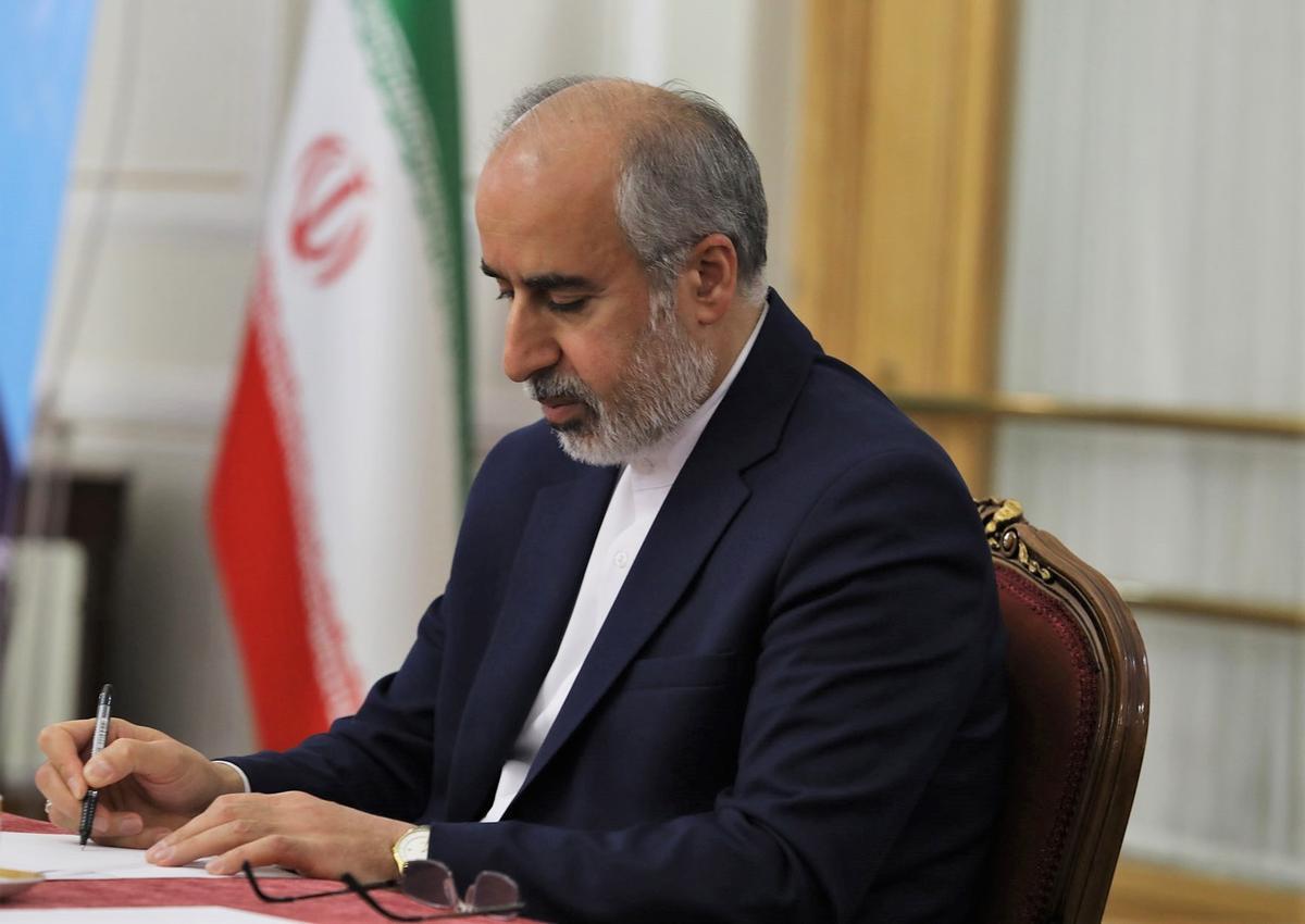 El portavoz del Ministerio de Exteriores iraní, Naser Kanani