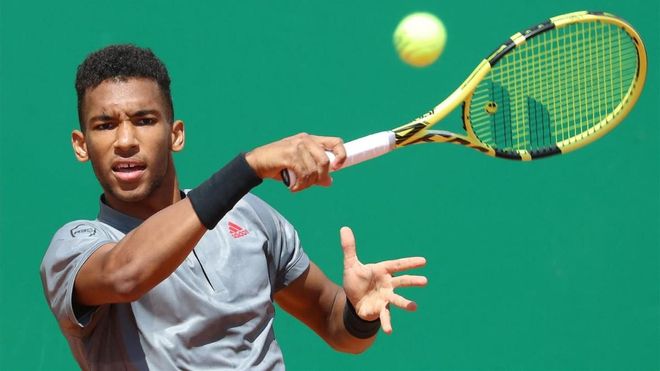 Felix Auger-Aliassime, en un partido reciente Felix Auger-Aliassime, en un partido reciente