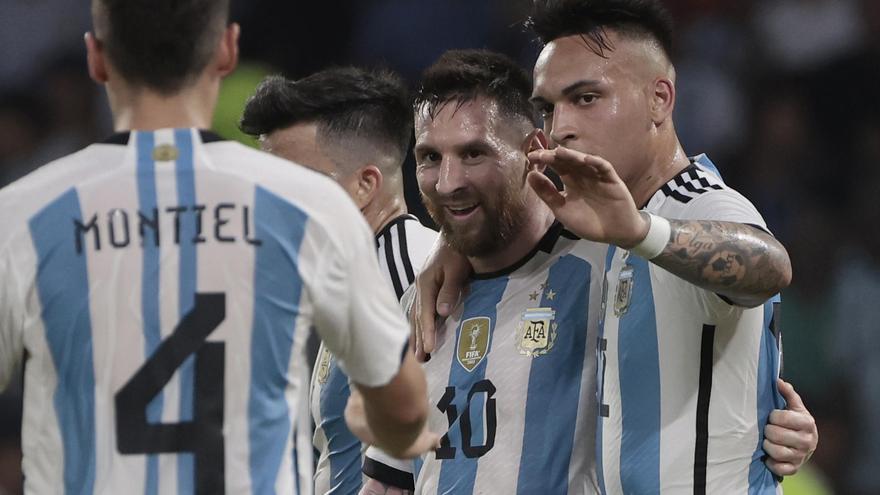 Fútbol, amistoso Argentina-Curazao | Messi consigue un nuevo hat-trick con Argentina y llega a los 102 goles