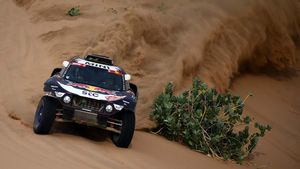 Sainz, tercero en el Dakar Sainz, tercero en el Dakar
